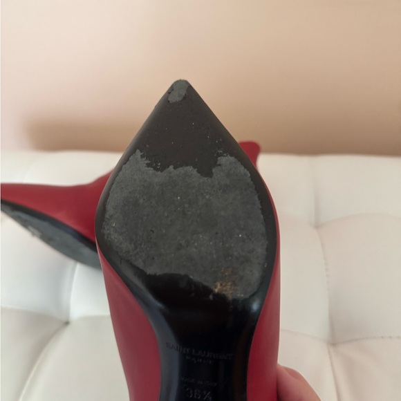 YSL Yves Saint Laurent Elegant Red Ankle Boots. Paris. Leather.
Size 6 - 6.5 - Picture 13 of 15
